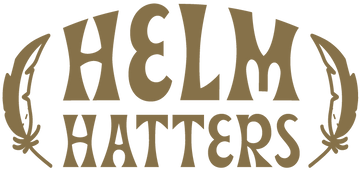 Helm Hatters Logo in Gold